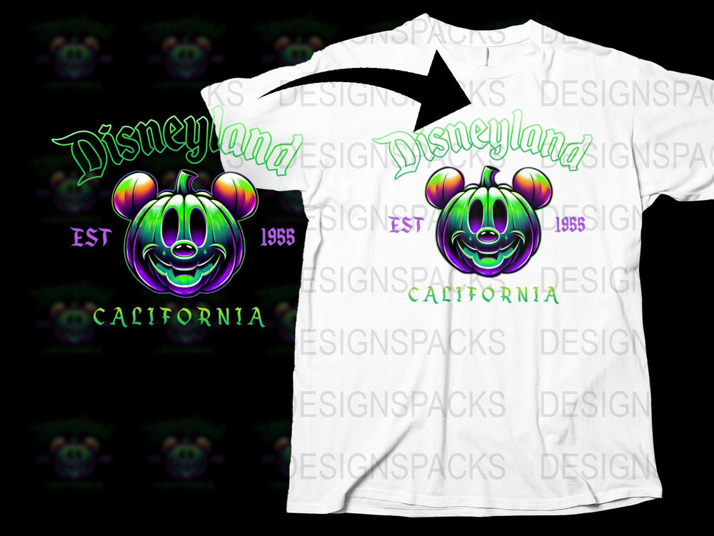 Disneyland California Est 1955 T-Shirt, Vintage Inspired Mickey Mouse Graphic Tee, Unisex Fashion Clothing