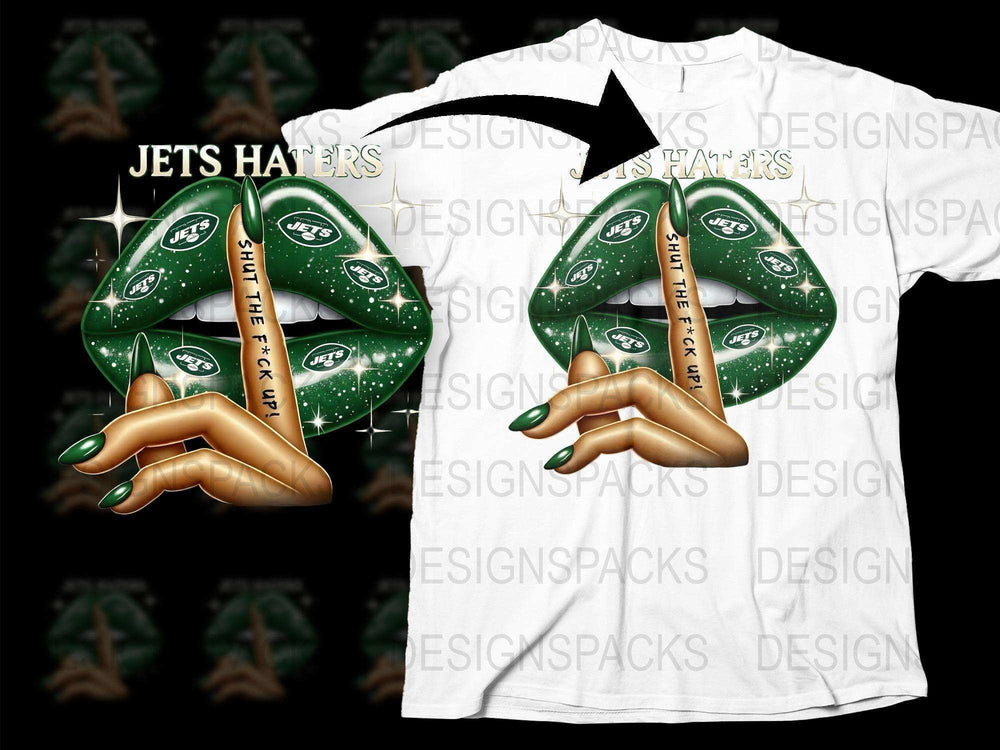 Unique Jets Haters T-Shirt Design, Novelty Graphic Tee, Football Fan Apparel, Gift for Sports Lovers, Custom Team Rivalry Shirt