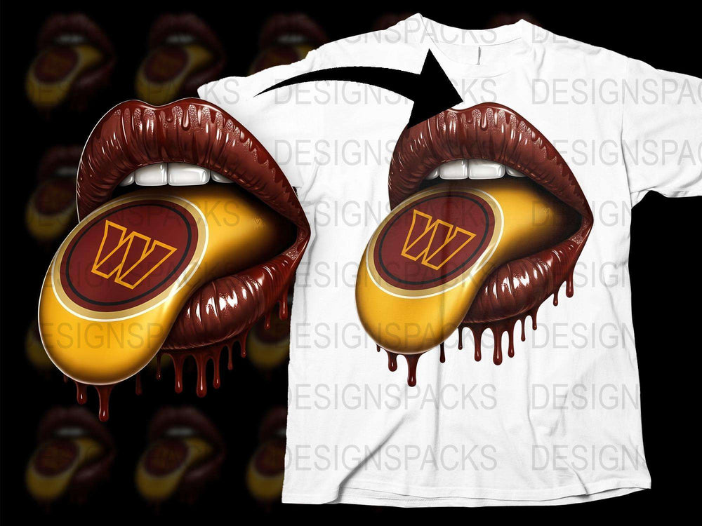 Funky Melting Lips T-Shirt, Abstract Art Tee, Unique Dripping Graphic Shirt, Bold Lip Design Top, Casual Streetwear, Unisex Fashion