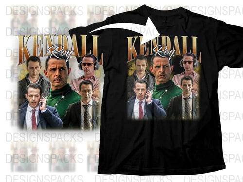 Kendall Roy Inspired T-Shirt, HBO Drama Series Fan Merch, Men's Graphic Tee, Multiple Character Prints, Fashion Apparel