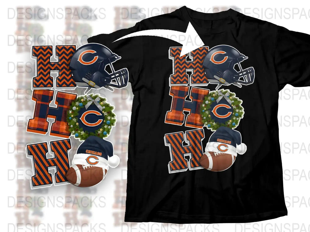 Chicago Bears Inspired T-Shirt, Football Fan Graphic Tee, Sports Team Apparel, Casual Wear