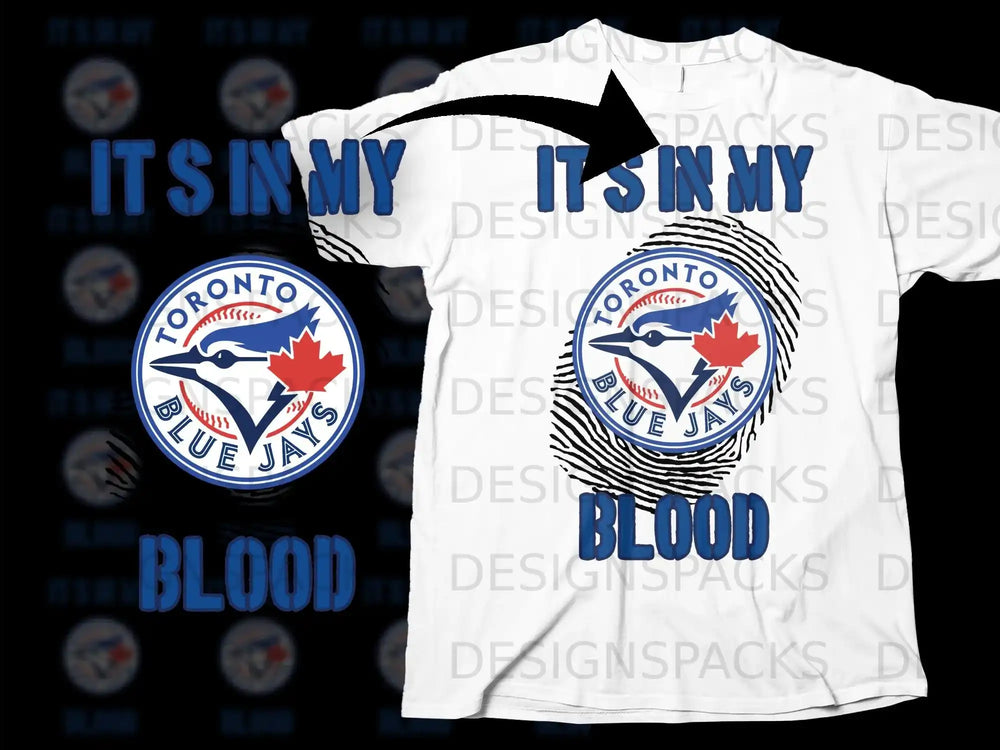 Toronto Blue Jays It's In My Blood T-shirt