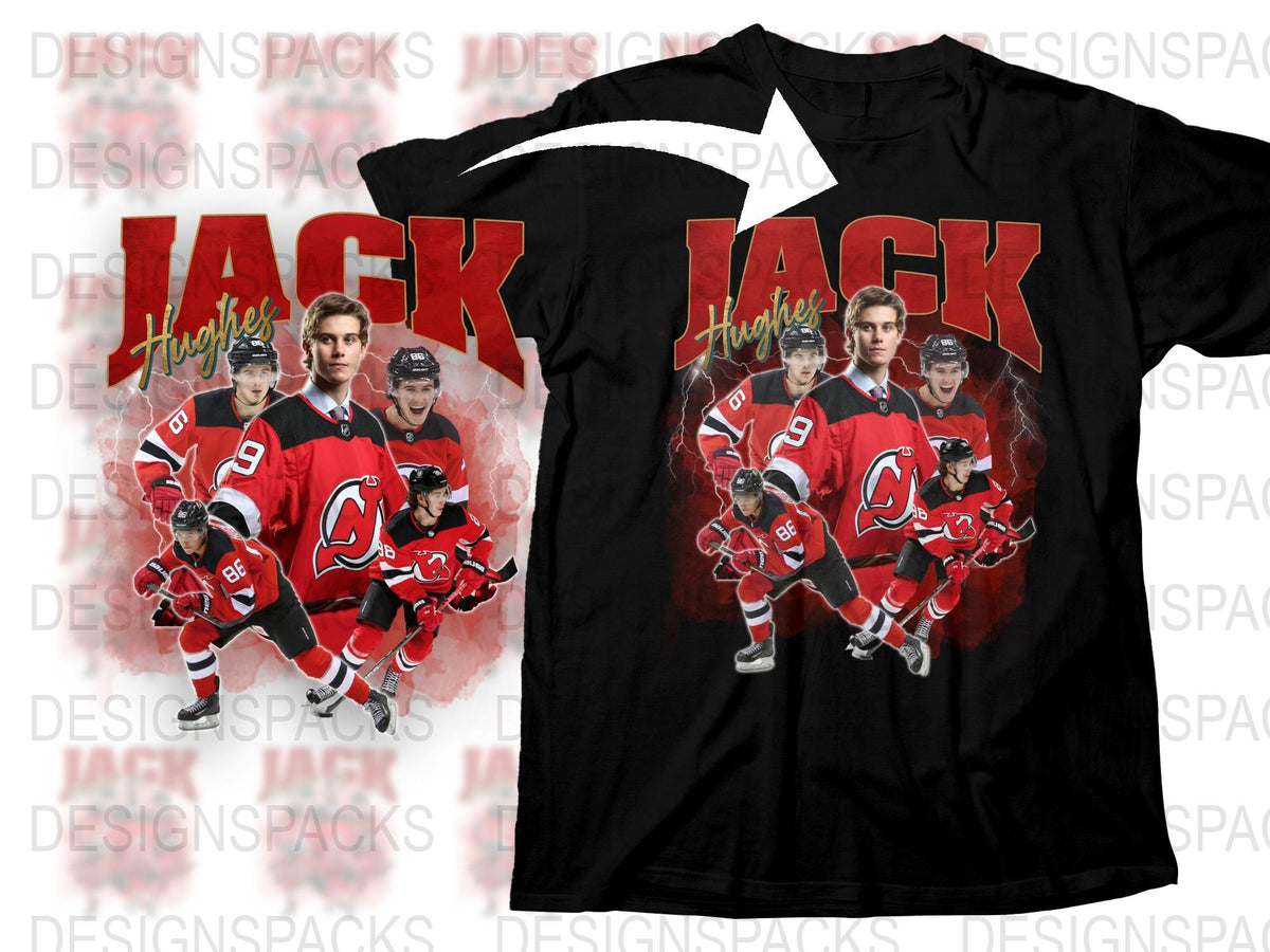 Jack Hughes New Jersey Devils Sports Team Graphic T-Shirt, Fan Apparel Gift