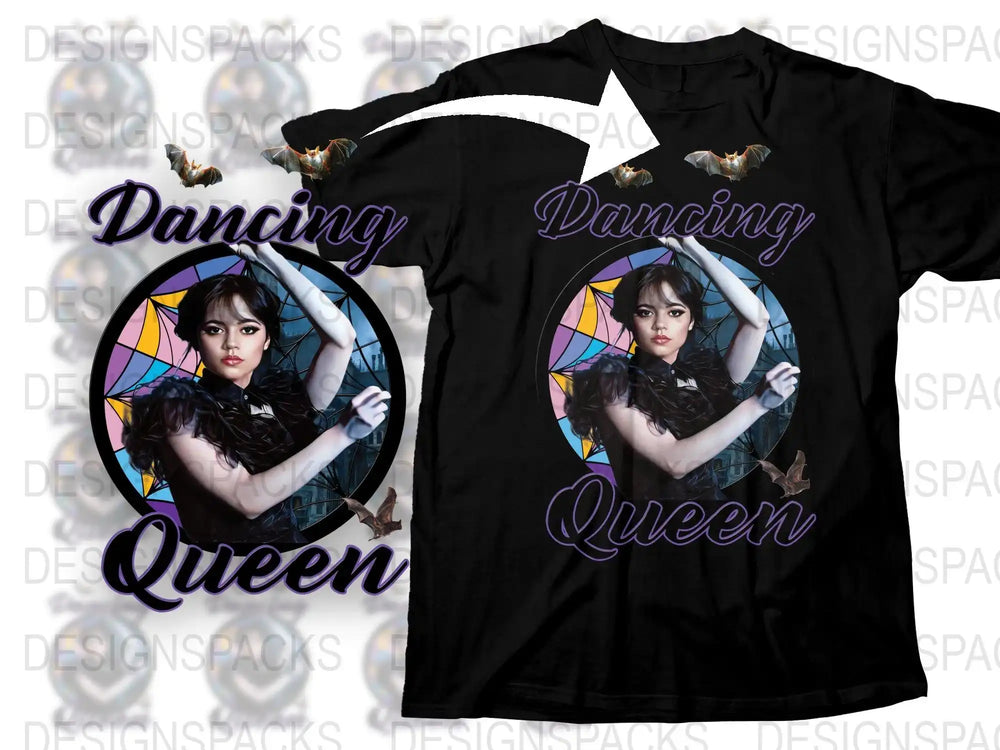 Dancing Queen T-Shirt, Retro Pop Art Style, Graphic Tee, Women's Fashion, Music Lover Gift, Vintage Style, Casual Wear