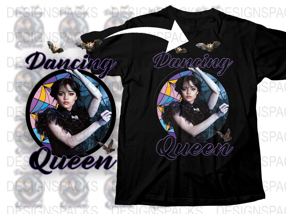 Dancing Queen T-Shirt, Retro Pop Art Style, Graphic Tee, Women's Fashion, Music Lover Gift, Vintage Style, Casual Wear