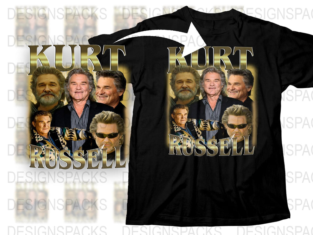Vintage Celebrity Graphic Tee, Classic Actor Print T-Shirt, Unisex Film Star Fashion Top