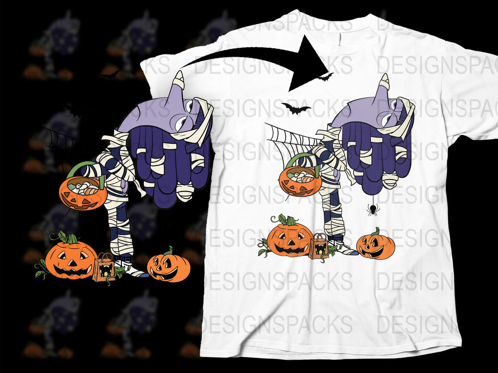 Halloween Unicorn T-Shirt, Spooky Pumpkin Graphic Tee, Kids and Adults Holiday Apparel