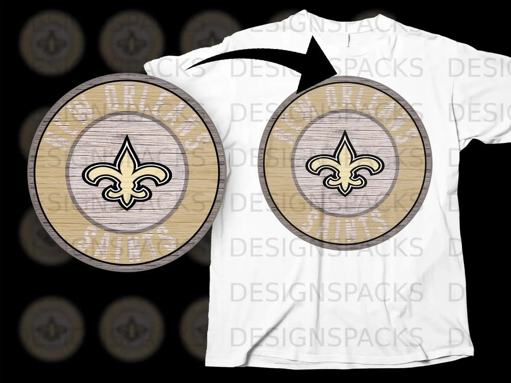 New Orleans Saints Football Fleur-de-Lis Inspired Shirt
