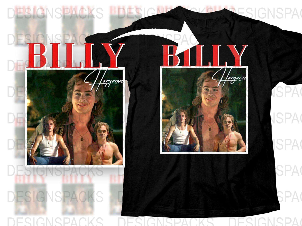 Vintage Inspired Billy Hargrove Graphic T-Shirt, Retro 80s Style, Unisex Fashion Tee, Fan Gift Idea