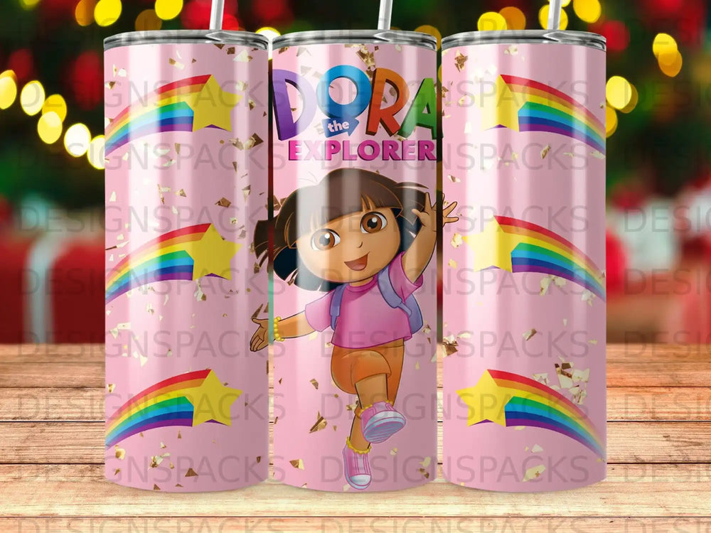 Dora the Explorer pink rainbow stars product type