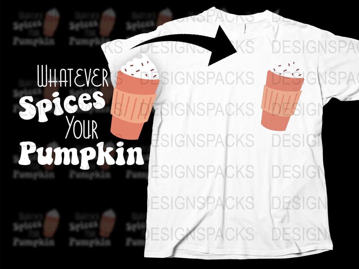 Funny Pumpkin Spice Latte T-Shirt, Fall Coffee Lover Tee, Autumn Graphic Shirt