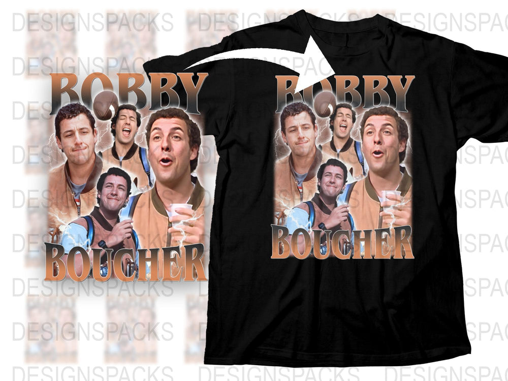 Bobby Boucher Graphic T-Shirt, Funny Movie Quote Tee, Vintage Style, Casual Unisex Clothing