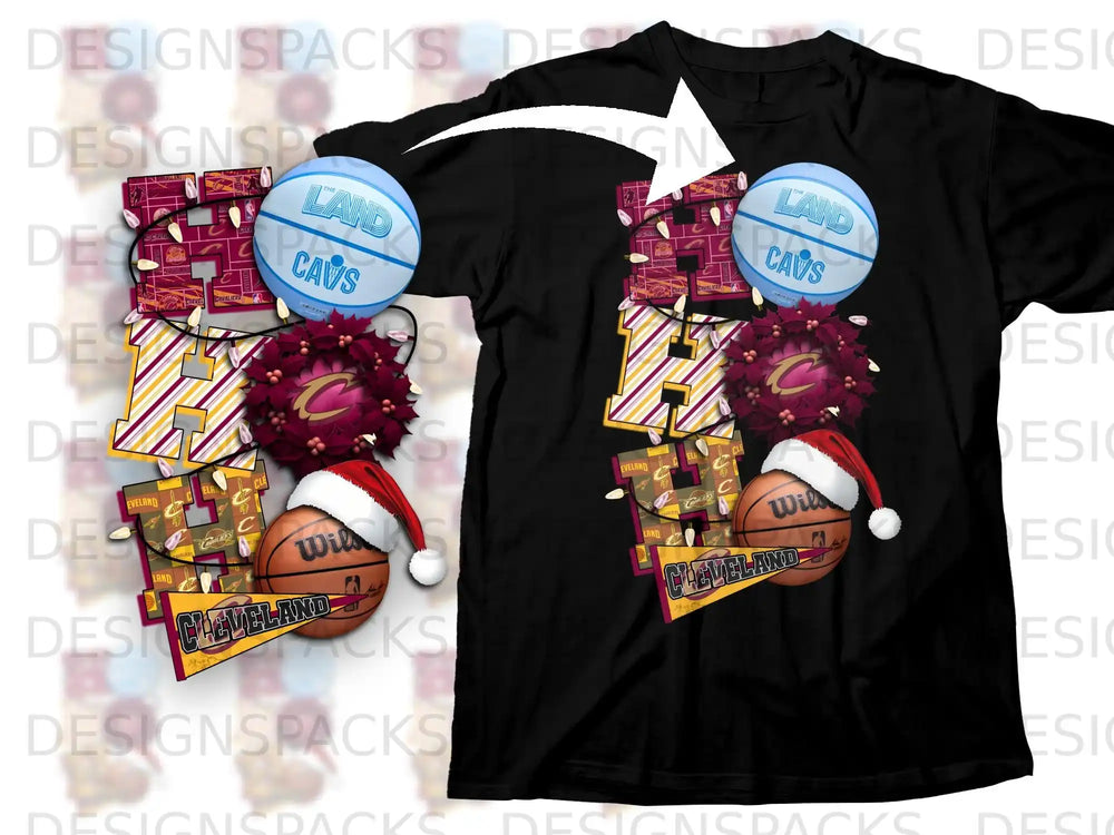 Cleveland Cavs Holiday Basketball Apparel