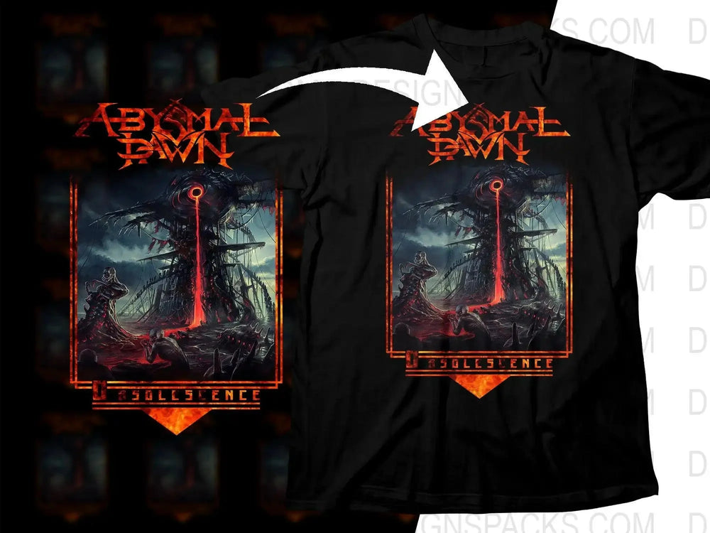 Abysmal Dawn Obsolescence Art Rock Rock Png Halftone Digital Download