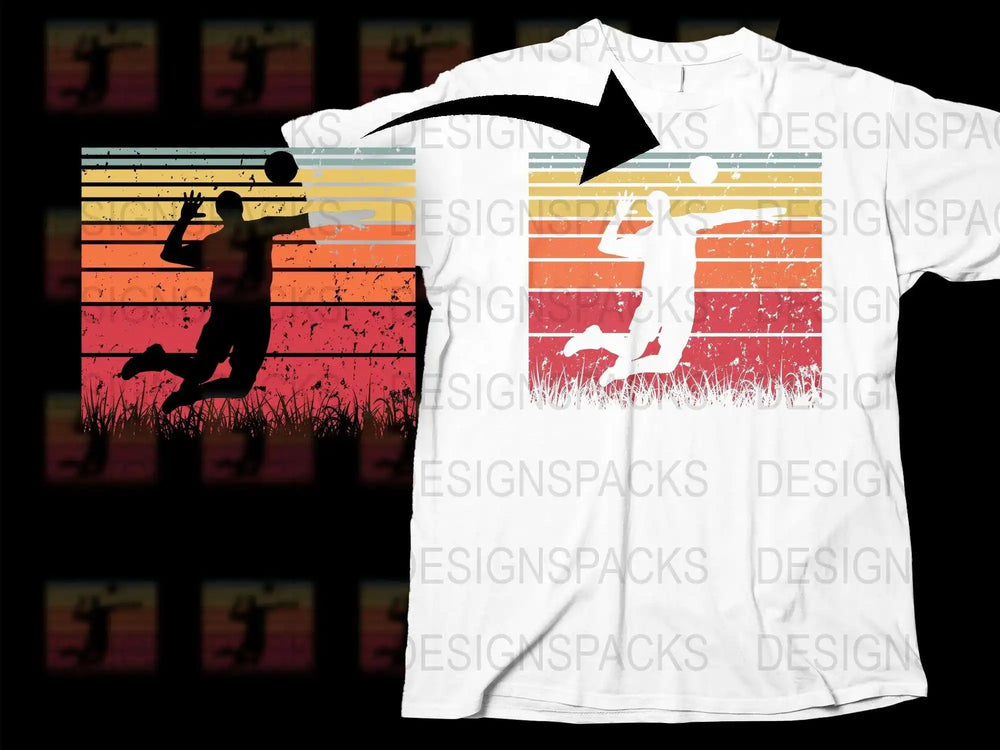 Vintage Sunset Soccer Player T-Shirt, Retro Soccer Silhouette Graphic Tee, Unisex Sports Shirt