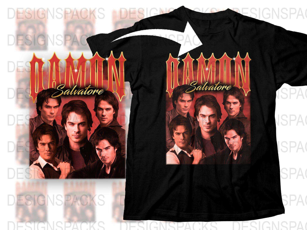 Salvatore Brothers Vintage T-Shirt, Classic TV Show Graphic Tee, Fan Gift Idea, Unisex Clothing