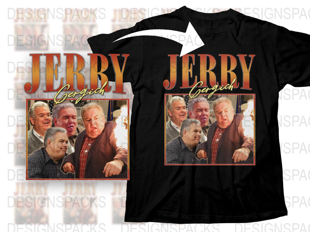 Jerry Gerich TV Show Inspired Graphic T-Shirt, Vintage Style Fan Tee, Unique Character Apparel, Gift Idea