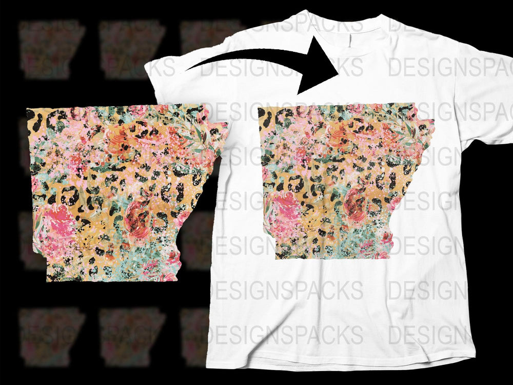 Abstract Floral Print T-Shirt, Colorful Summer Tee, Unisex Casual Fashion, Trendy Flower Pattern Top