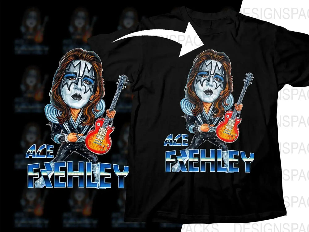 Ace Frehley Guitarist Rock Band Png Digital Download