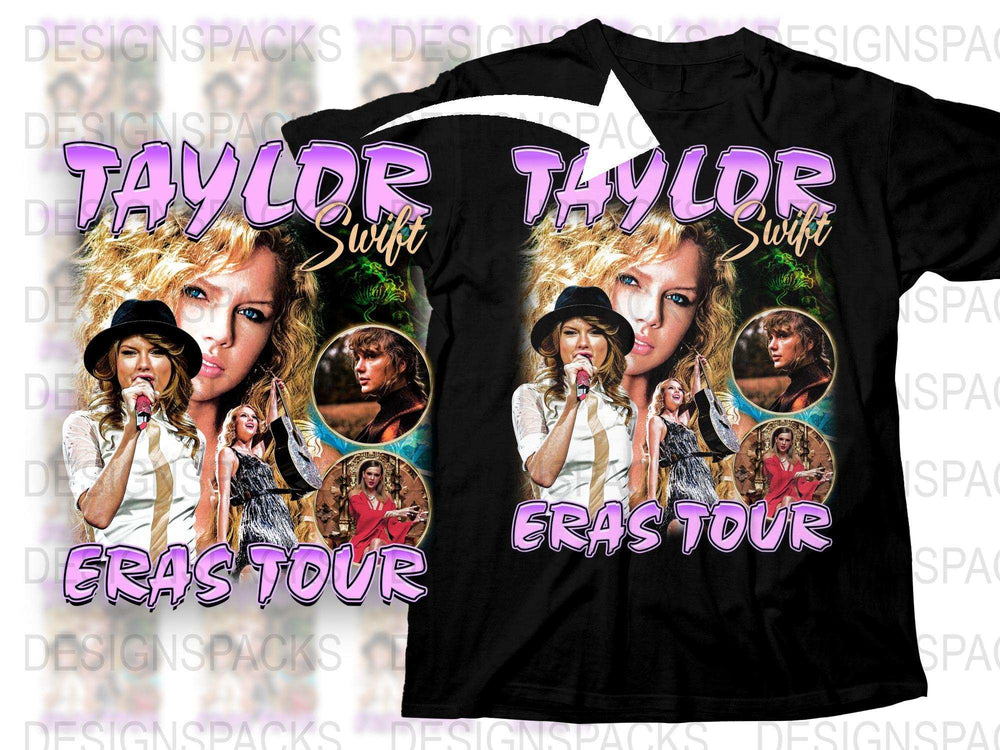 Taylor Swift Eras Tour T-Shirt, Retro Pop Concert Tee, Vintage Style Music Fan Apparel, Gift Idea