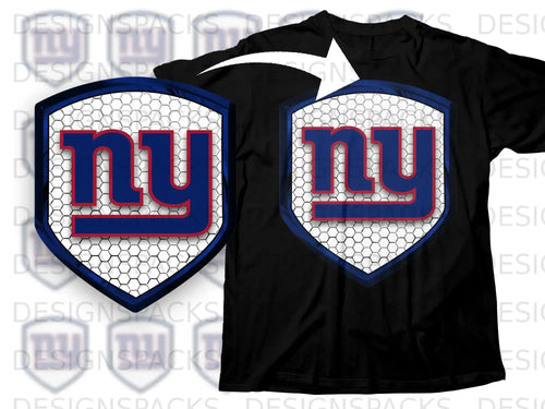 New York Giants Shield Logo Men's T-Shirt