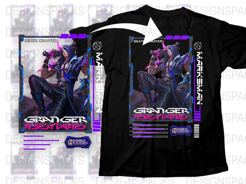 Cyberpunk Anime Character T-Shirt, Neon Streetwear, Virtual Assassin Graphic Tee, Unisex Fashion