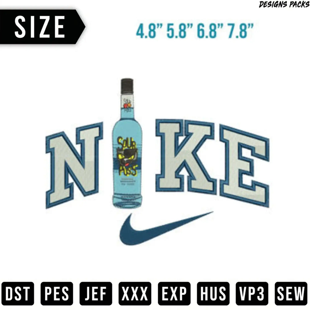 Nike logo with sizes 4.8-7.8 inches and file formats.