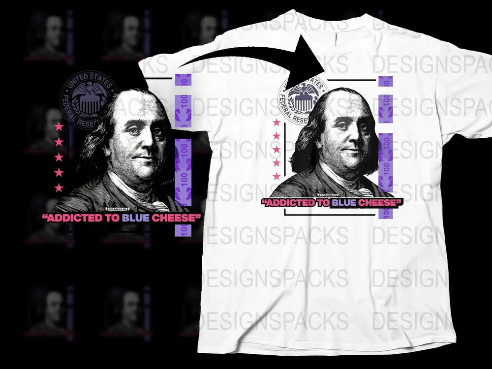 Addicted to Blue Cheese Graphic Streetwear Png Digital Download