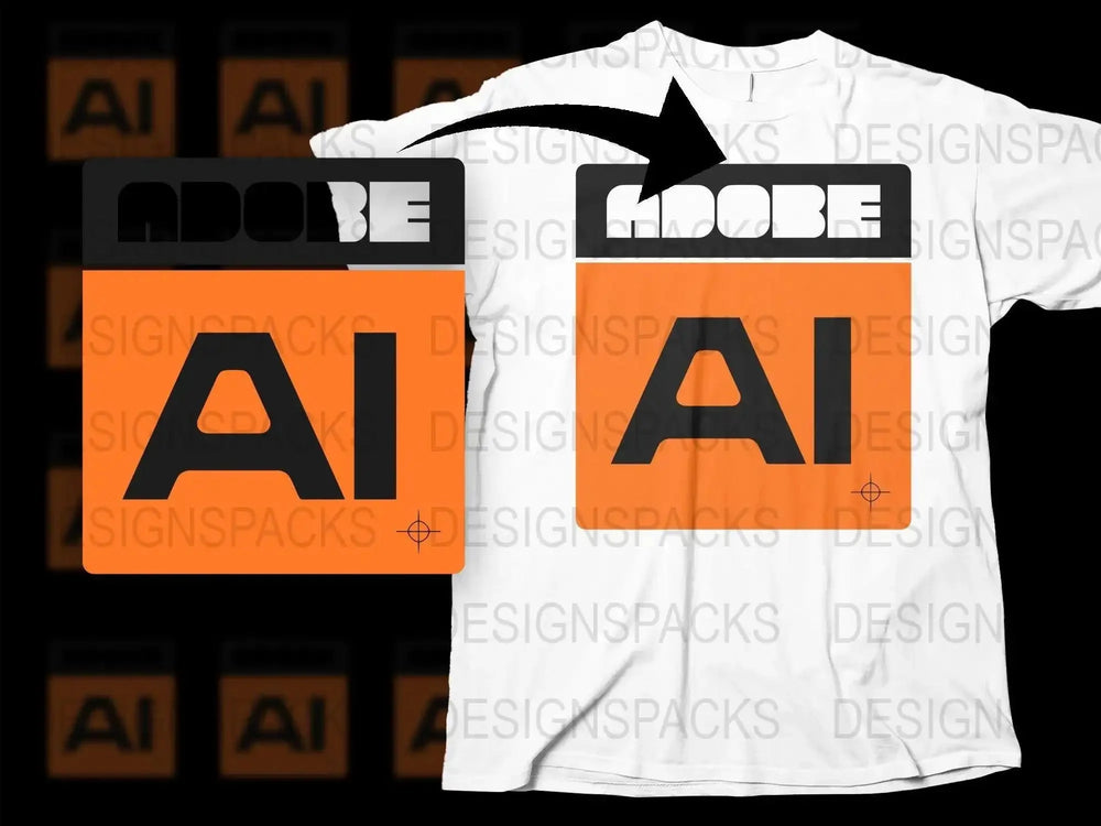 Adobe AI Retro Logo Design Png Digital Download
