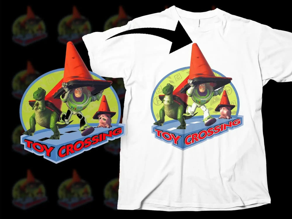 Adventure Awaits with Buzz Rex Hamm Toy Crossing Png Digital Download