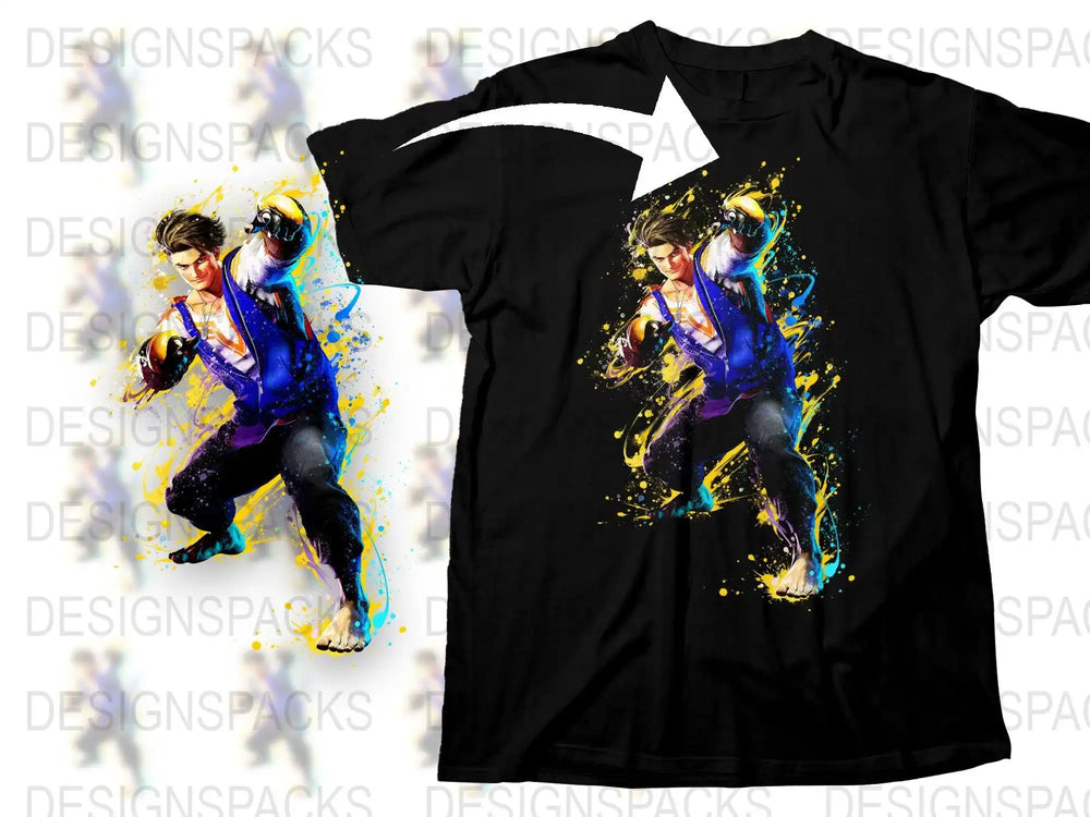 Colorful Dance Splash Graphic T-Shirt, Artistic Dancer Tee, Vibrant Unisex Dance Shirt, Fashion Casual Wear
