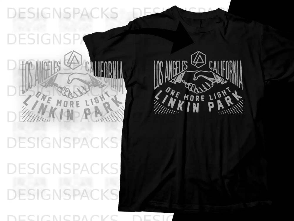 Linkin Park "One More Light California" graphic t-shirt.