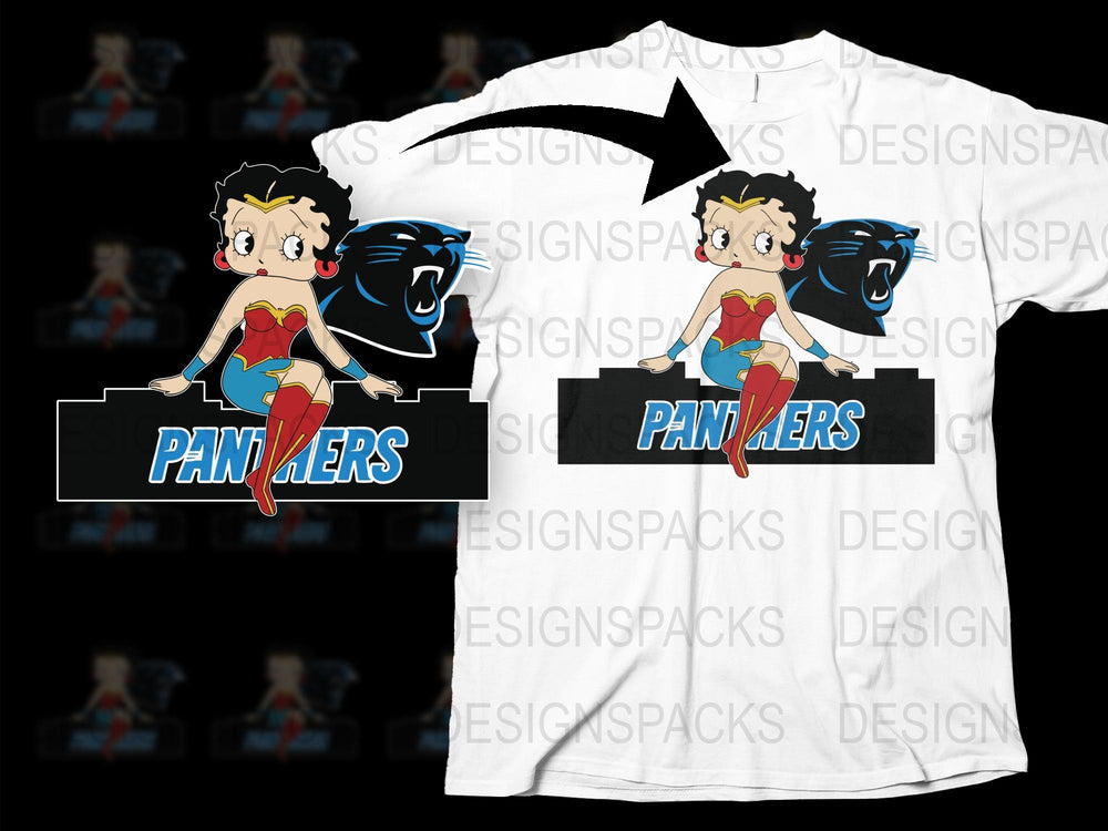 Vintage Panther Mascot T-Shirt, Comic Style Superhero Tee, Retro School Spirit, Graphic Shirt for Adults and Kids