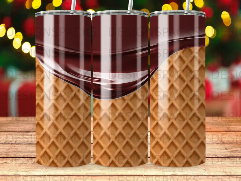 Delicious Ice Cream Cone Chocolate Drizzle product type