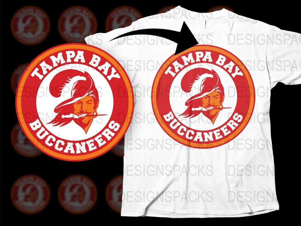 Tampa Bay Buccaneers T-Shirt, NFL Team Logo Tee, Unisex Football Shirt, Fan Apparel