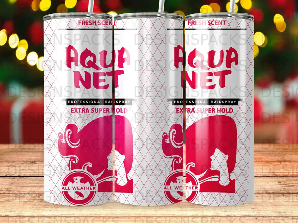Aqua Net professional hairspray in Extra Super Hold with All Weather text.