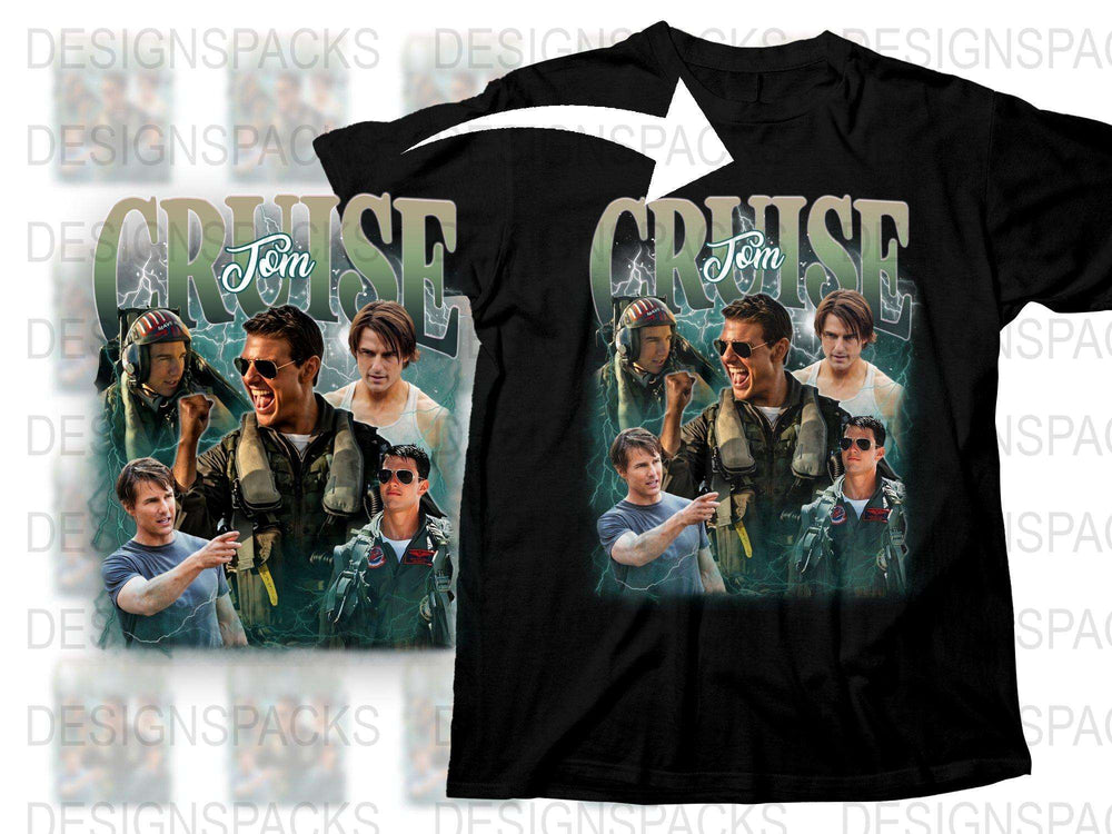 Vintage Tom Cruise Movie T-Shirt, Classic Film Tee, Retro 80s Cinema Shirt, Gift for Movie Fans