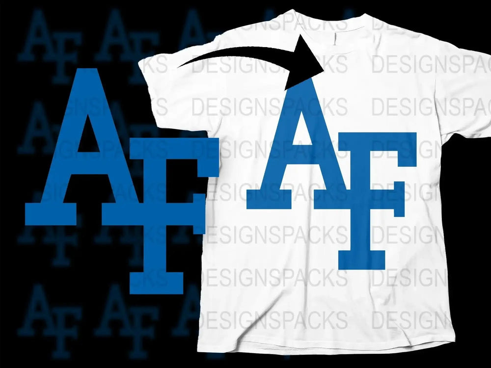 Air Force Falcons College Football Png Digital Download