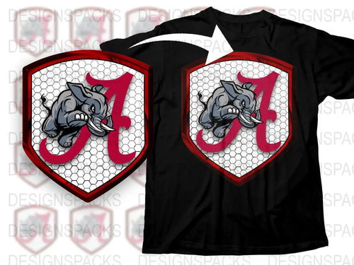 Men's Black T-Shirt with Graphic Panther and Shield Design, Stylish Casual Wear, Unique Animal Print Tee, Bold Colors
