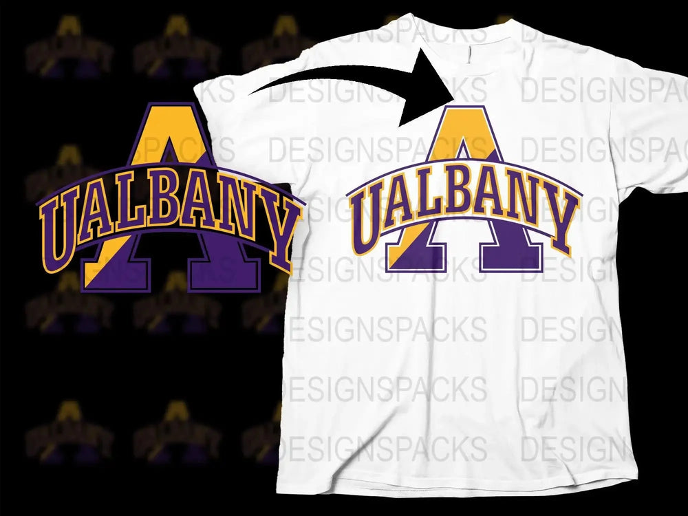 Albany Great Danes College Football Png Digital Download
