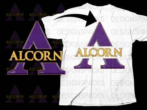 Alcorn State Braves College Football Png Digital Download