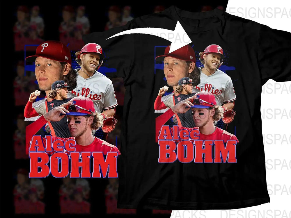 Alec Bohm Phillies MLB Baseball Bootleg Png Digital Download