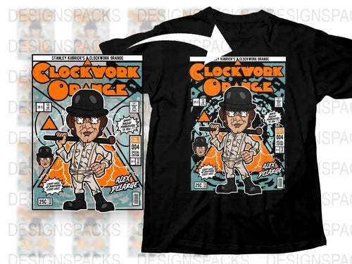 Alex Delarge Clockwork Orange Popculture Png Digital Download