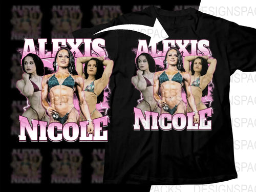 Alexis Nicole Fitness Bodybuilding Competition Png Digital Download