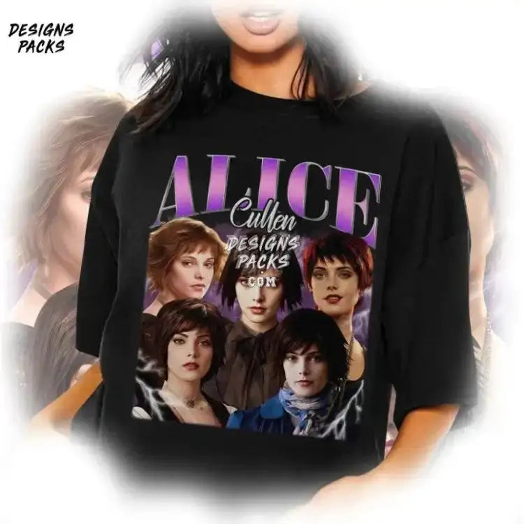 Alice Cullen Vintage Homage Png Design