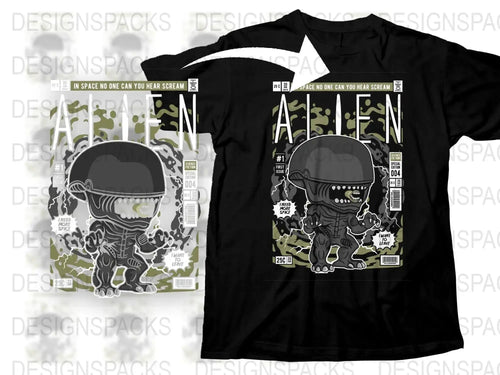 Alien Popculture Png Digital Download