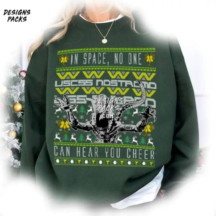 Alien Xenomorphs Christmas Xmas Ugly Png Design