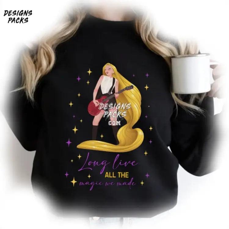 All The Magic We Made Kingdom Lights Lost Princess Cartoon Rapunzel Concert Tangled Png Design