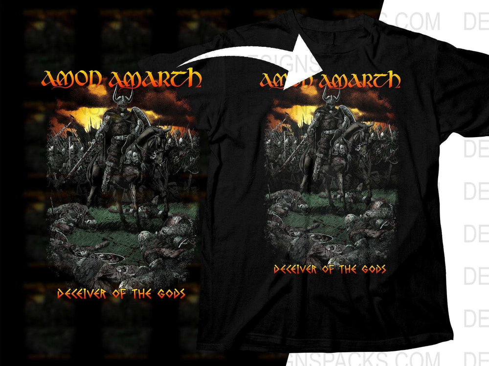 Amon Amarth Deceiver of the Gods Rock Png Halftone Digital Download