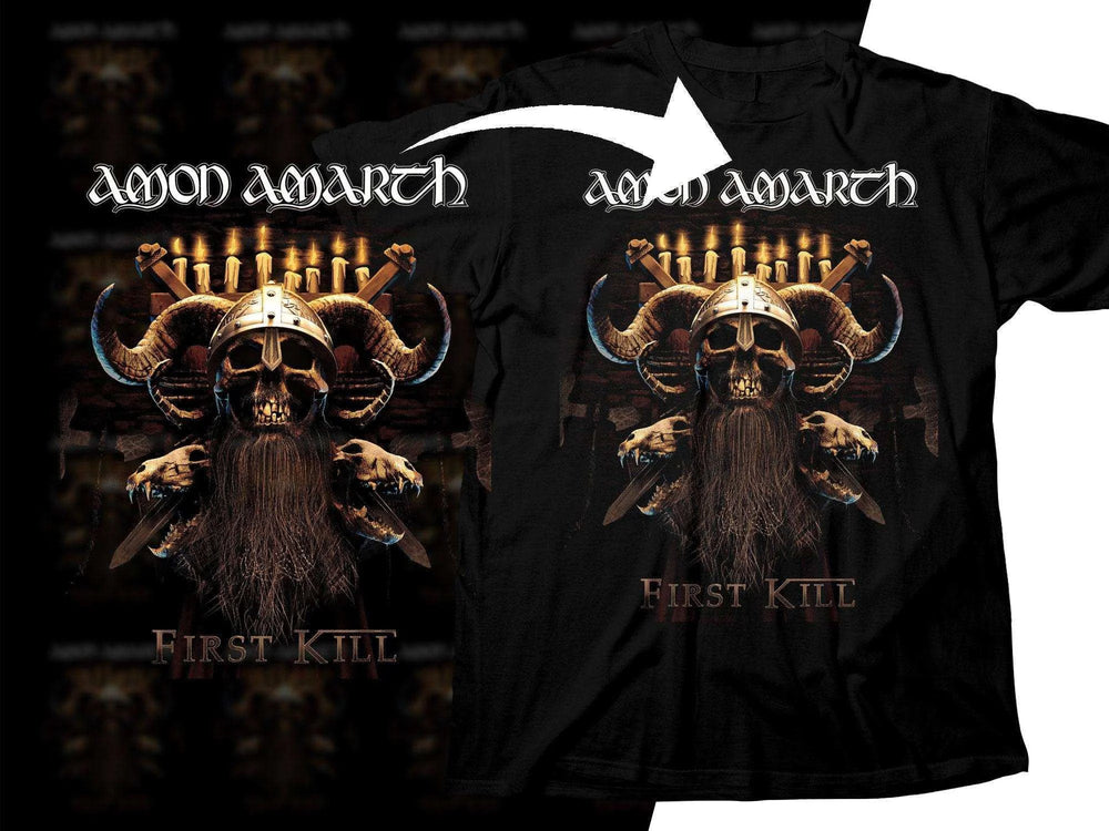 Amon Amarth Viking Warrior Artwork First Kill Png Halftone Digital Download